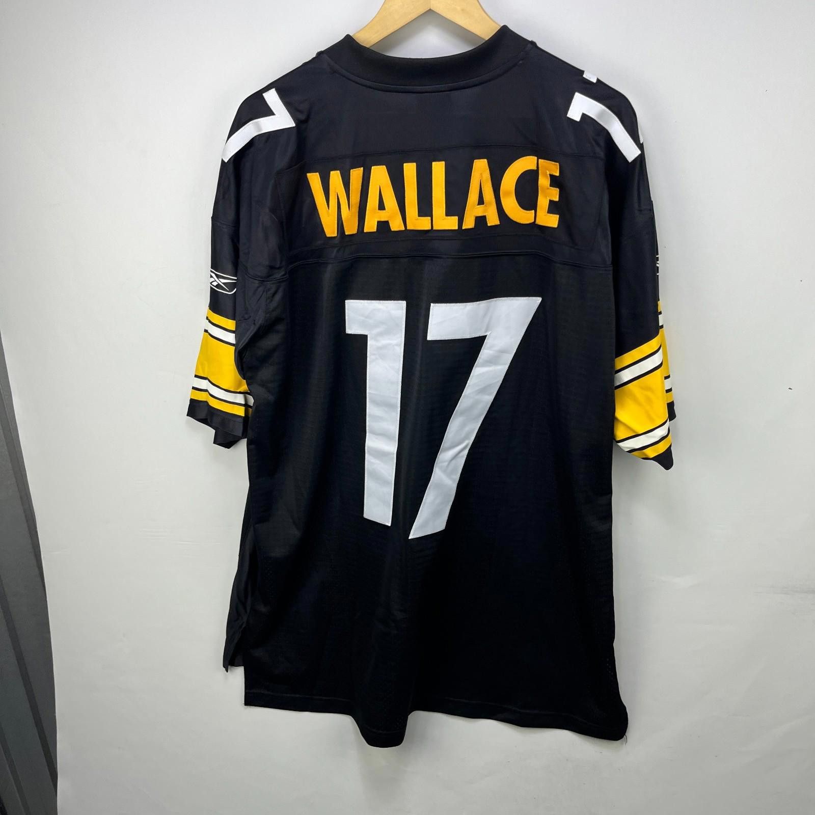 Reebok Vintage Pittsburgh Steelers Reebok Mike Wallace Jersey XL Size ONE SIZE - 8 Thumbnail