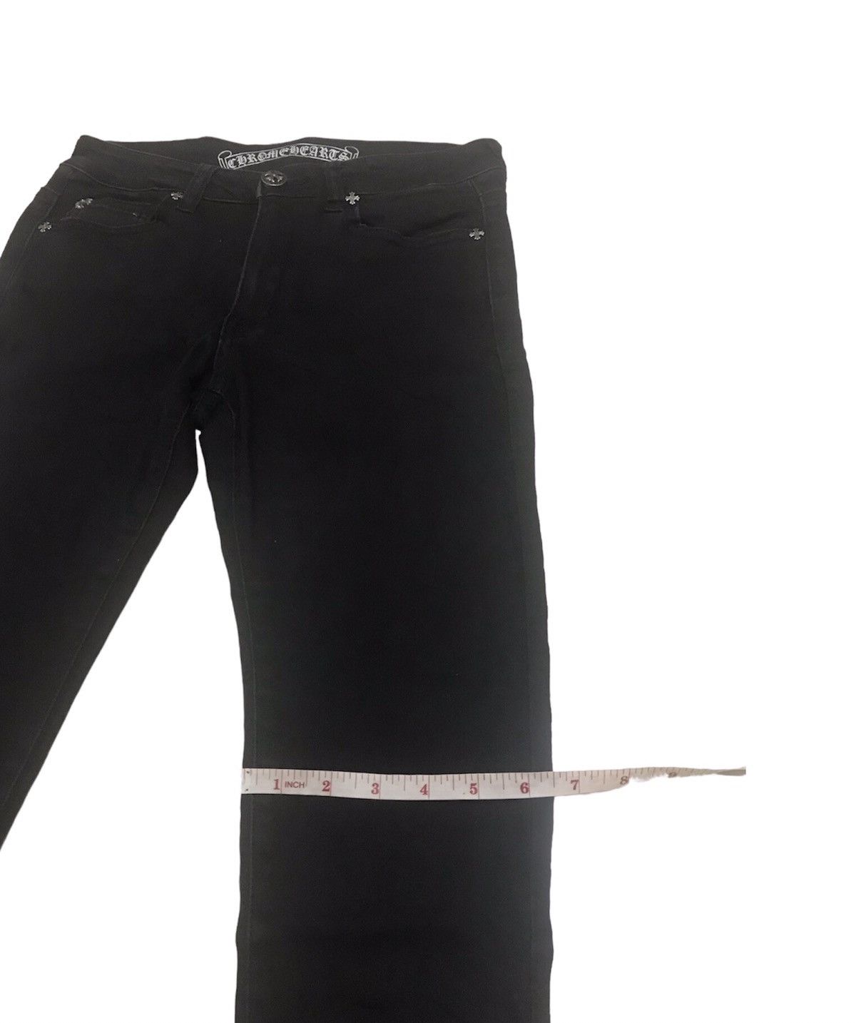 Japanese Brand CH CHROME HEART BLACK PANTS Size US 27 - 14 Thumbnail