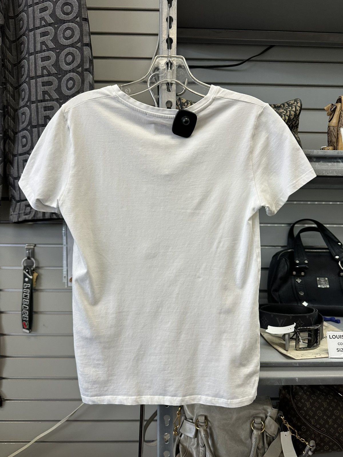 Roberto Cavalli ROBERTO CAVALLI MAINLINE RHINESTONE LOGO TEE SHIRT Size M / US 6-8 / IT 42-44 - 2 Thumbnail
