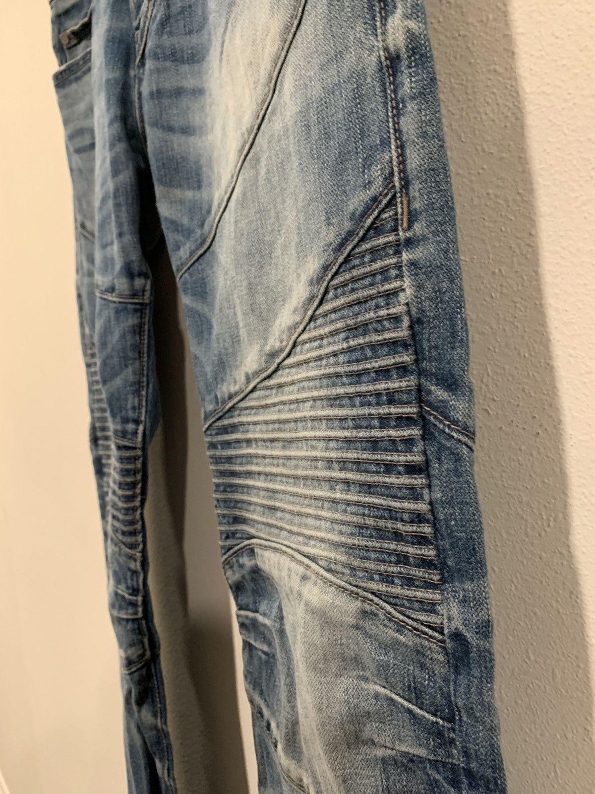 True Religion True Religion Mens Motorcycle Biker Jeans Size US 32 / EU 48 - 6 Thumbnail