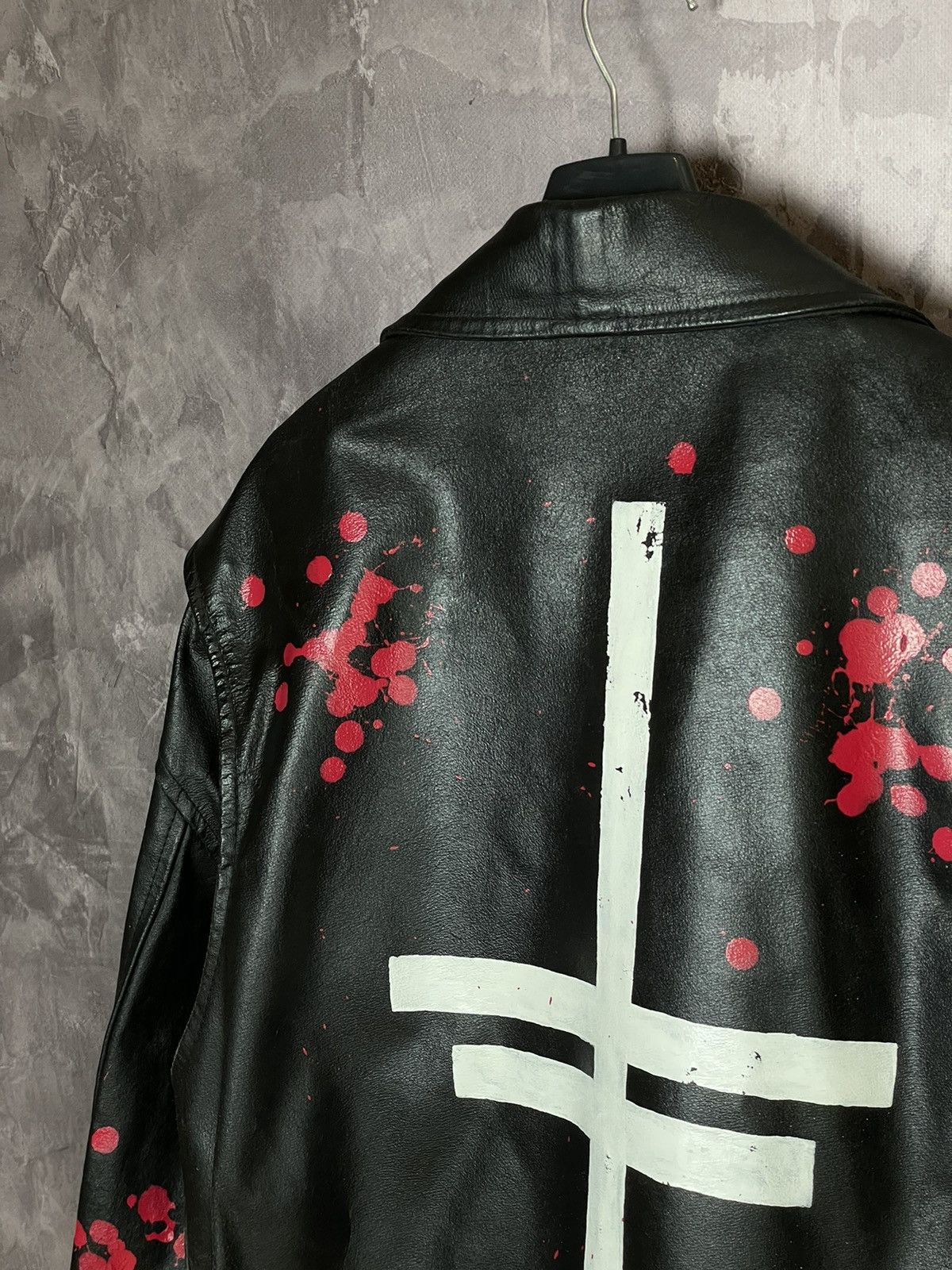 Vintage Vintage Leather Biker Motorcycle Jacket Streetwear 90s Size US L / EU 52-54 / 3 - 17 Thumbnail
