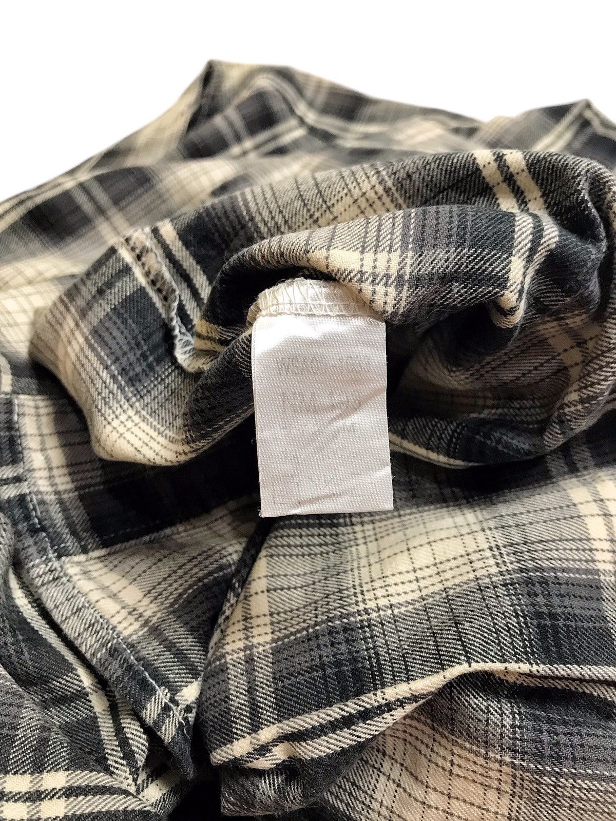 Hanes × Vintage Hanes 7/8 Sleeves Vintage Plaid Flannel Size L / US 10 / IT 46 - 7 Thumbnail