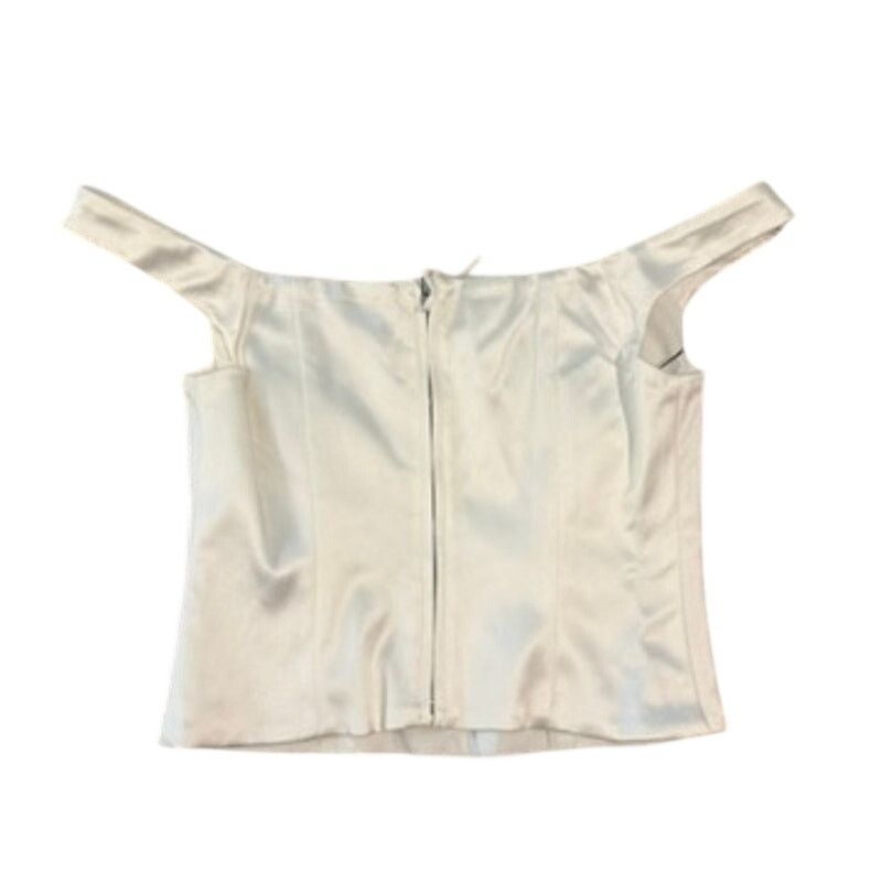 Camila Coelho Camila Coelho Elora Top in Ivory, Size S Size S / US 4 / IT 40 - 4 Thumbnail