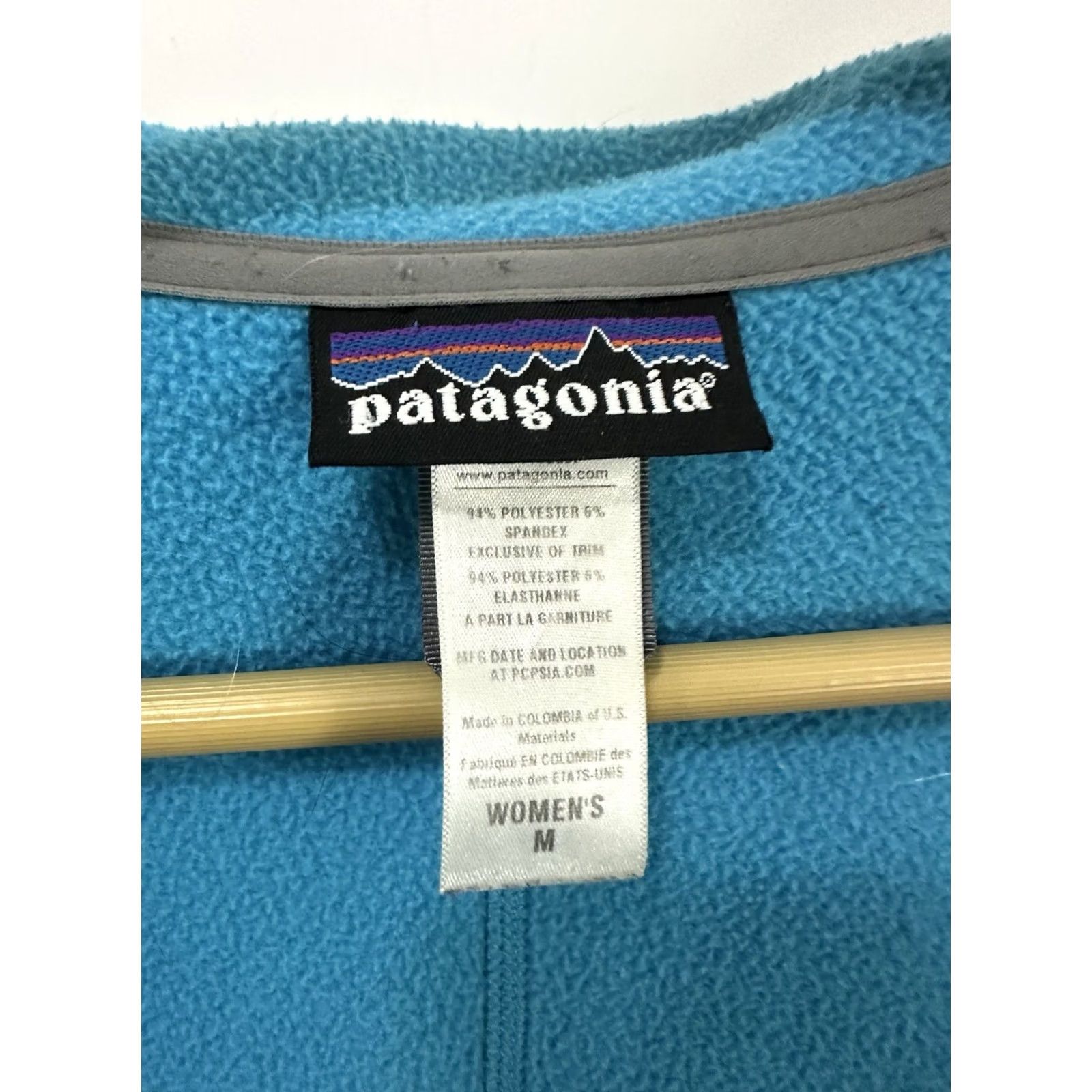 Patagonia Patagonia Women's Piton Hybrid Hoody Polartec Blue Full Zip Jacket M Female Blue Piton Hydrid Hoody Jacket Womens 90s Size M / US 6-8 / IT 42-44 - 3 Thumbnail