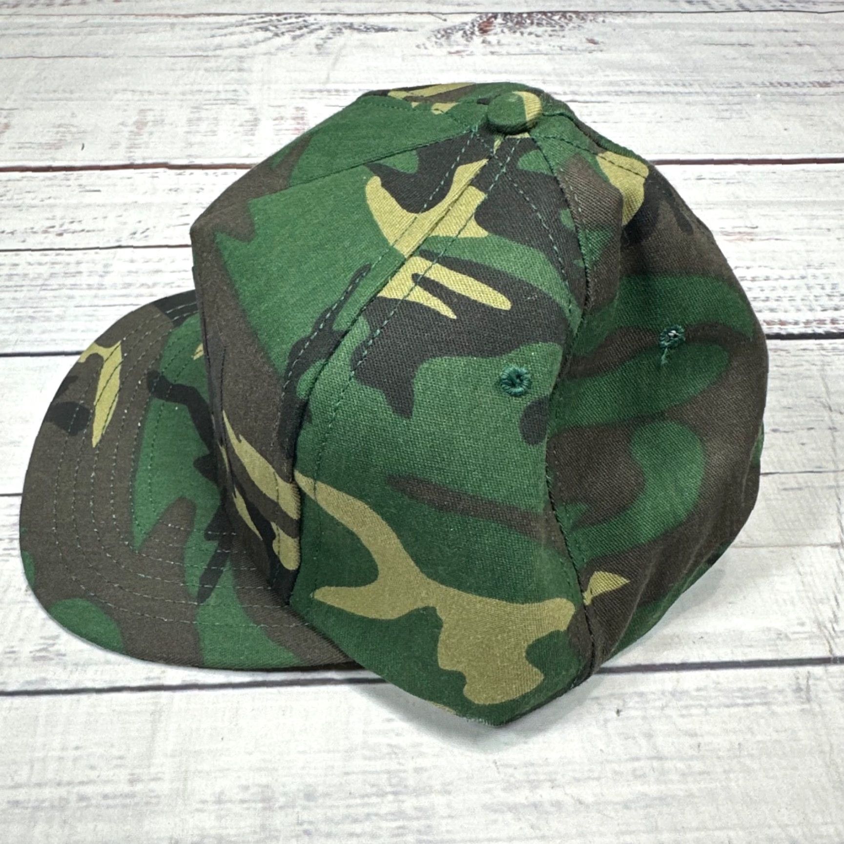 Bally Vtg NCOA Air Force Green Camo Snapback Ball Cap OS Adjustable USA Made Hat Mens Green Camo Baseball Cap OS Adjustable US Made Size ONE SIZE - 6 Thumbnail