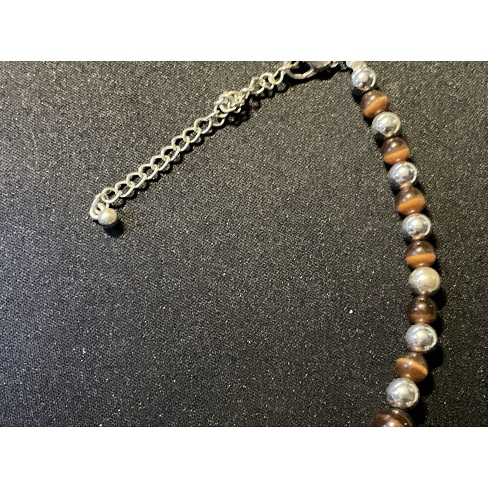 Other 14in Tiger Eye Graduated Costume Necklace Size ONE SIZE - 5 Thumbnail