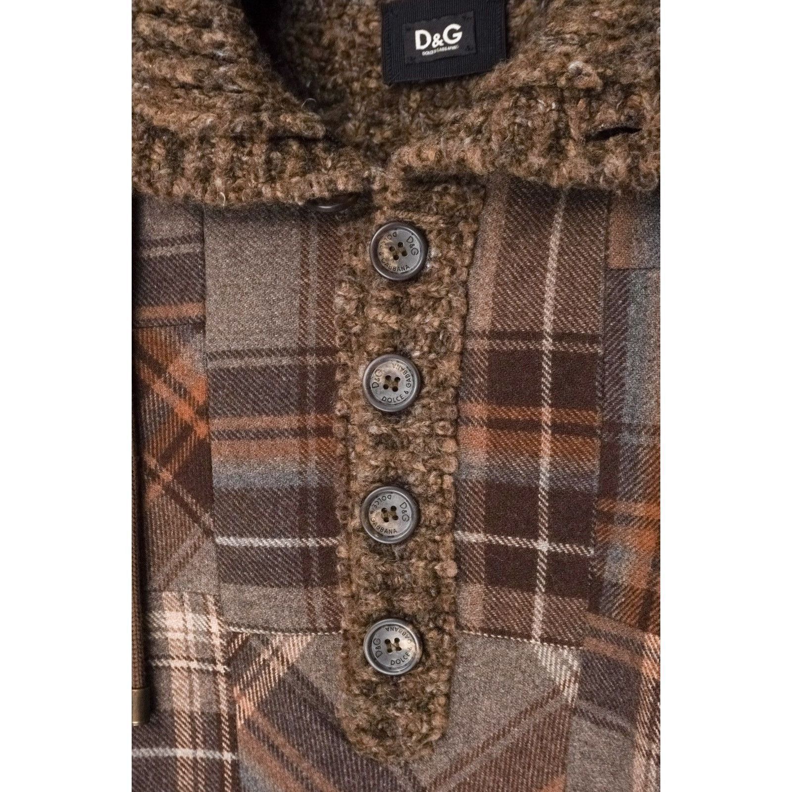 Dolce & Gabbana Dolce gabbana 90s knitted wool button turtleneck sweater Size US M / EU 48-50 / 2 - 6 Thumbnail