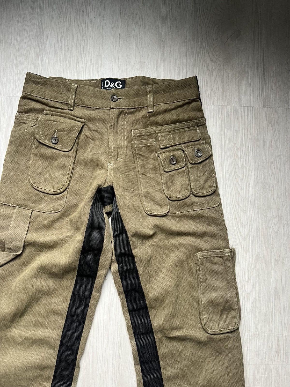 Dolce & Gabbana Iconic Dolce & Gabbana AW03 Bondage Utility Cargo Pants Size US 30 / EU 46 - 3 Thumbnail