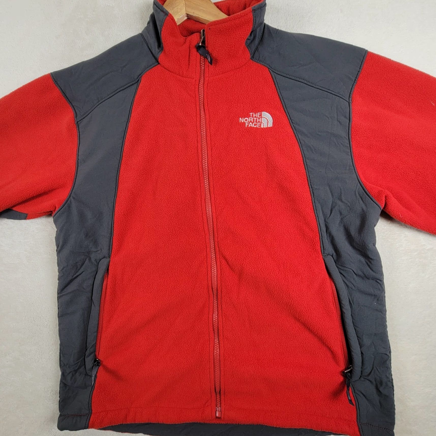 The North Face VINTAGE The North Face Men’s M Khumbu Full Zip Fleece Sweater Jacket Grey Red Shirt/Coat? Size US M / EU 48-50 / 2 - 2 Thumbnail
