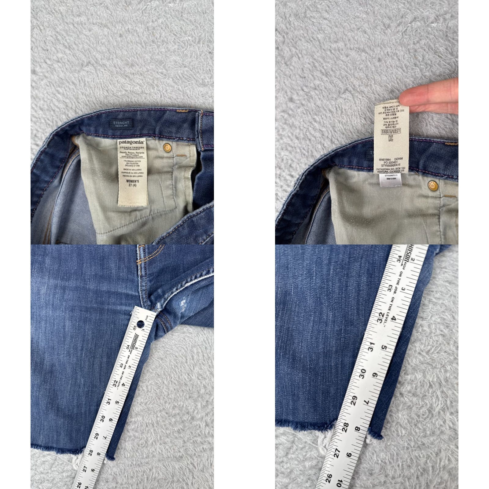 Patagonia Patagonia Shorts Women 27 Blue Denim Cutoff Cotton Blend Low Rise 29x8 Size 27" / US 4 / IT 40 - 8 Thumbnail