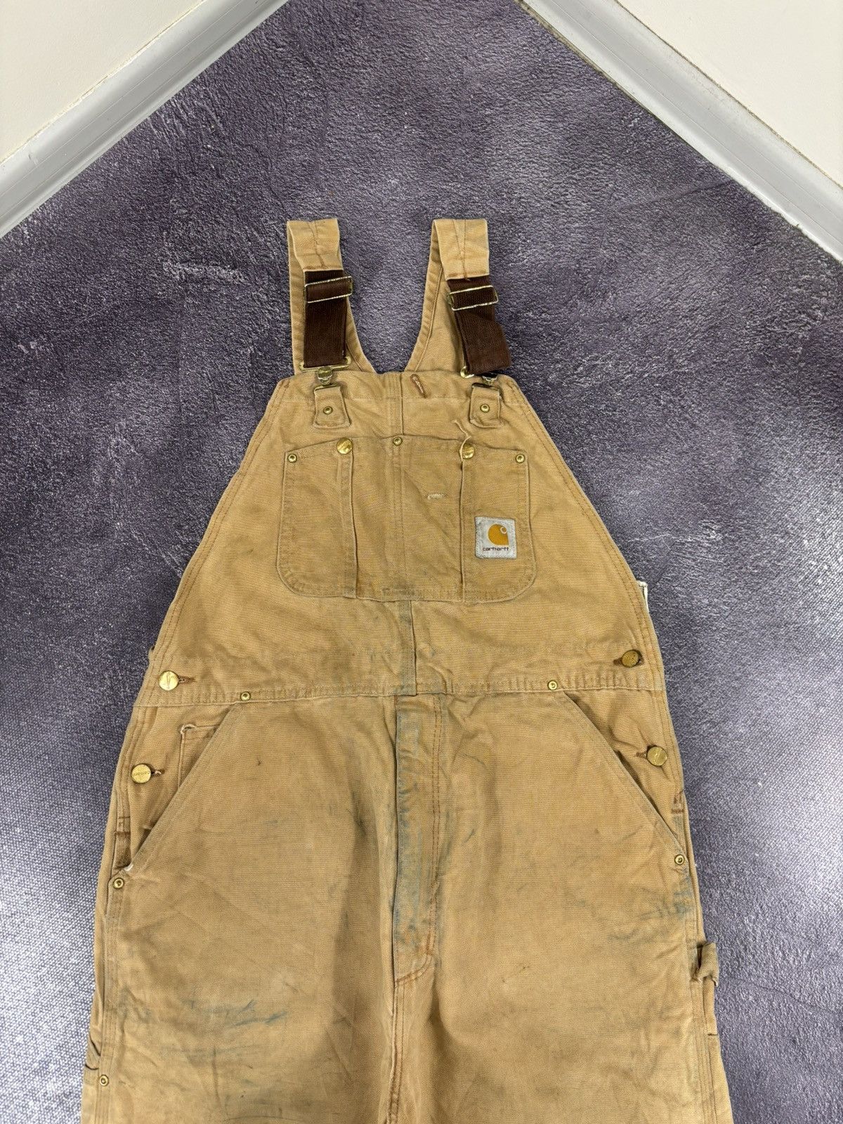 Carhartt Vintage Carhartt Double Knee USA 90s Hype Dad Work Overall Size US 38 / EU 54 - 8 Thumbnail