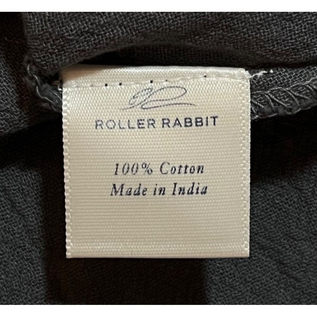 Other Roller Rabbit Women's Black Embroidered Top S Vacation Athle Size S / US 4 / IT 40 - 7 Thumbnail