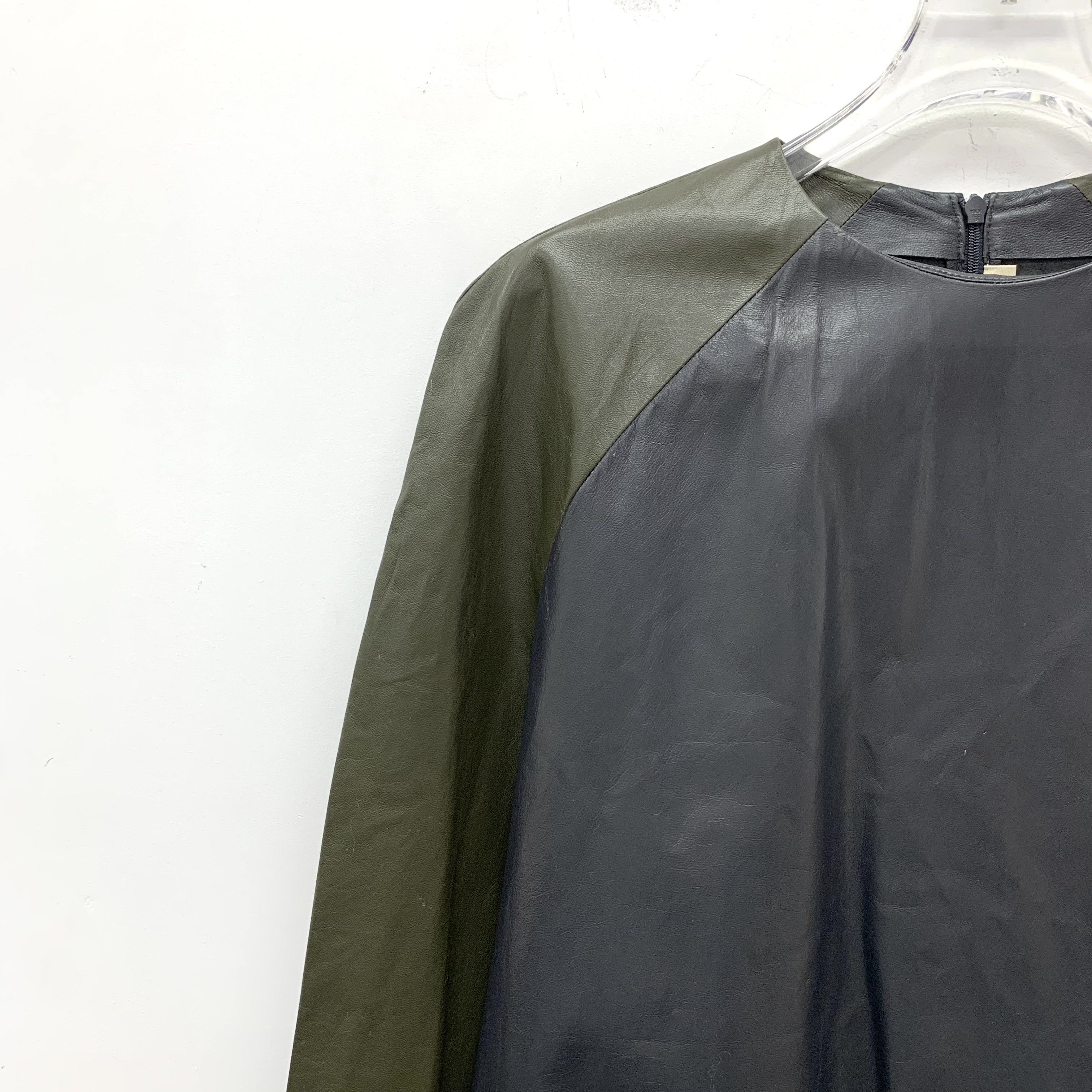 Celine Celine Colorblock Lambskin Leather Top (36) Size XS / US 0-2 / IT 36-38 - 3 Thumbnail