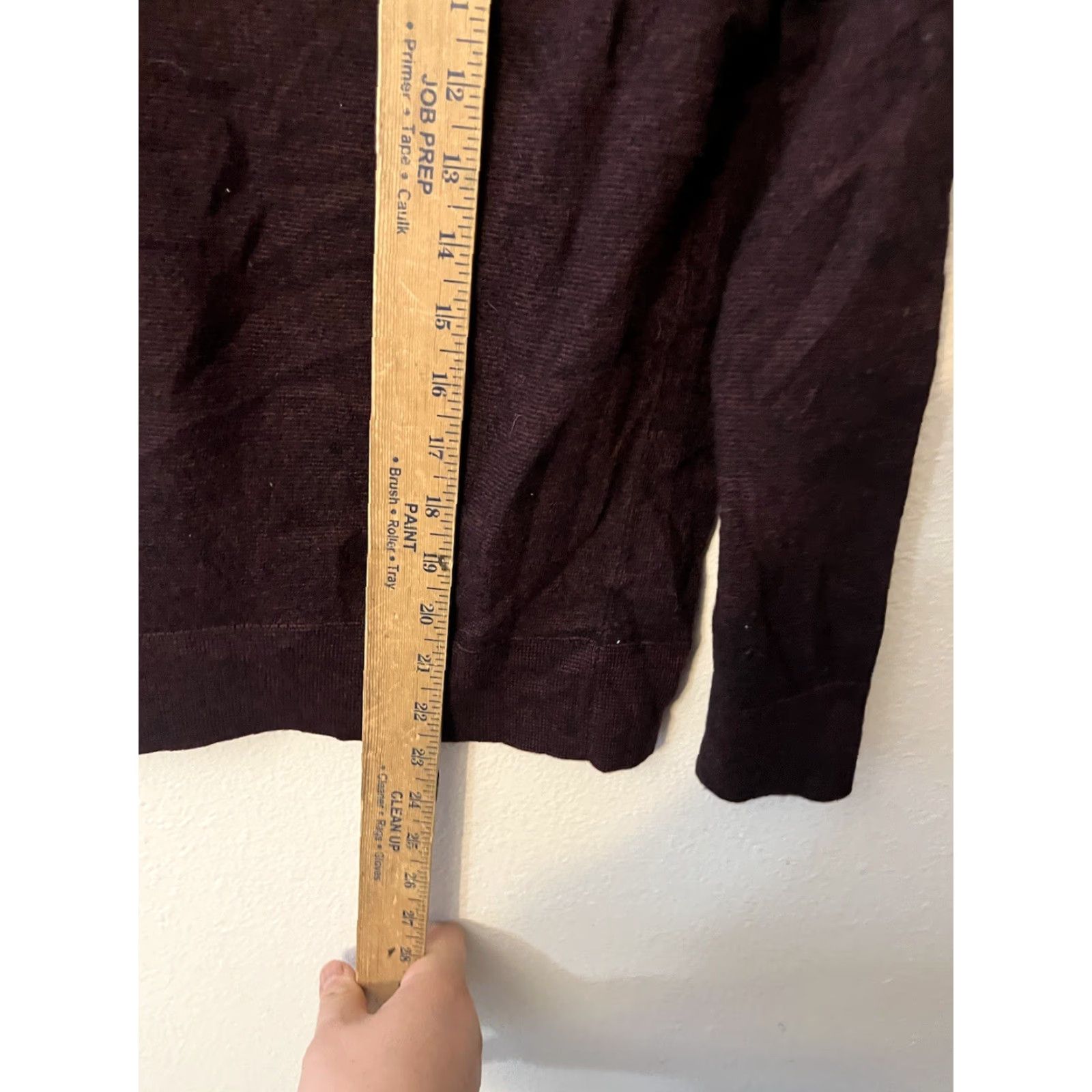 Banana Republic Banana Republic Baruffa Fine Italian Wool Sweater Men M Maroon Pullover Knit Regular Long Sleeve Round Neck Size US M / EU 48-50 / 2 - 4 Thumbnail