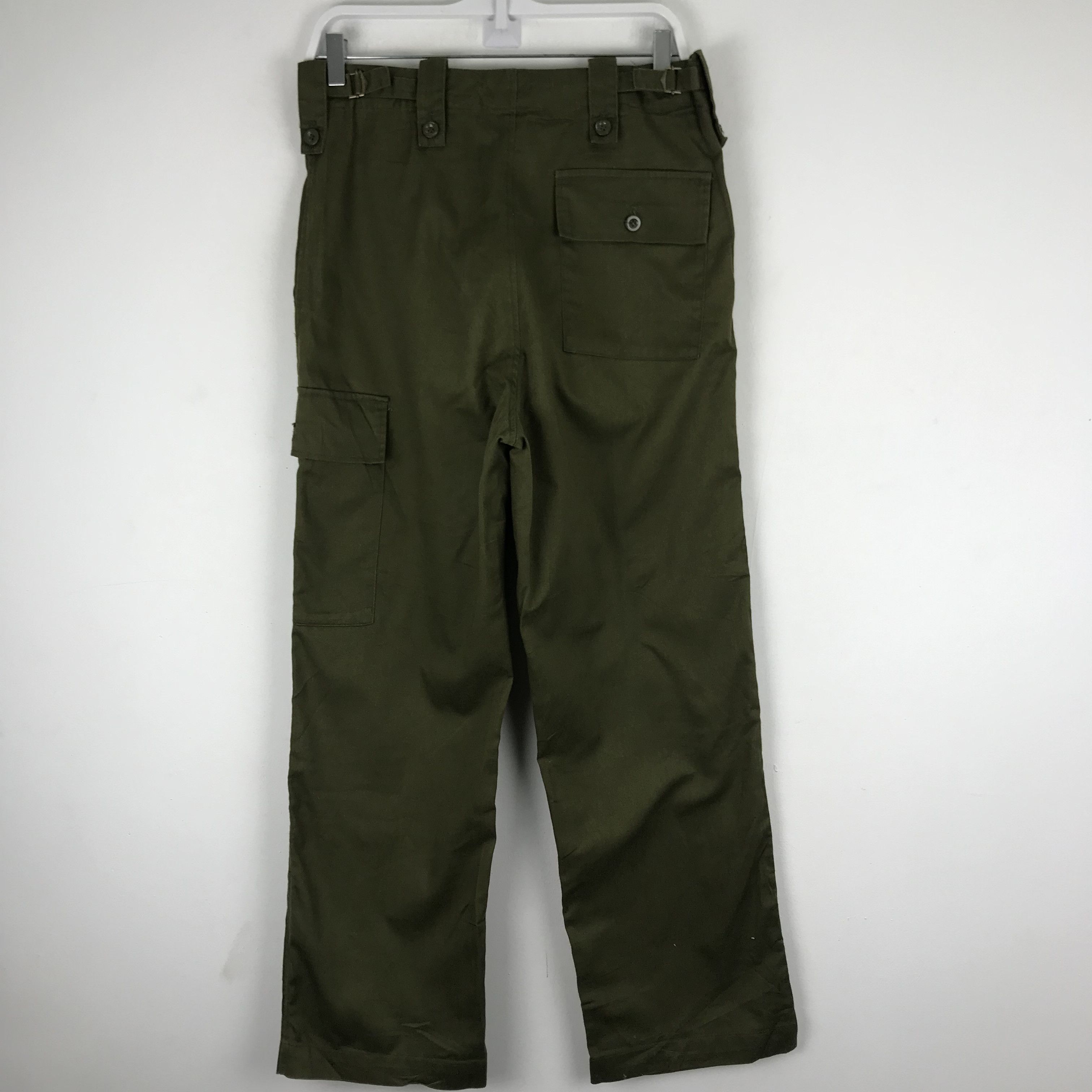Japanese Brand X241 BROWNY JAPAN BAKER ARMY STYLE TROUSERS Size US 31 - 1 Thumbnail