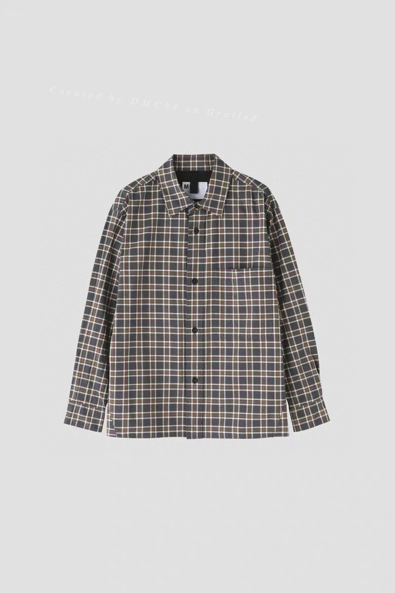MHI MHL 24AW Women's Cotton Check Shirt Size M / US 6-8 / IT 42-44 - 1 Thumbnail