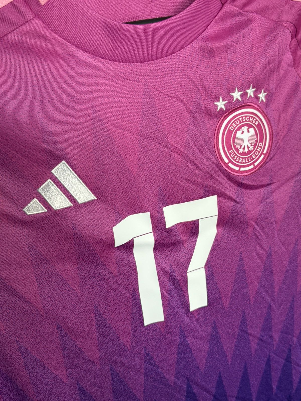 Adidas KIDS New Germany 24/25 Away Wirtz Football Jersey T-Shirt Size US XS / EU 42 / 0 - 4 Thumbnail