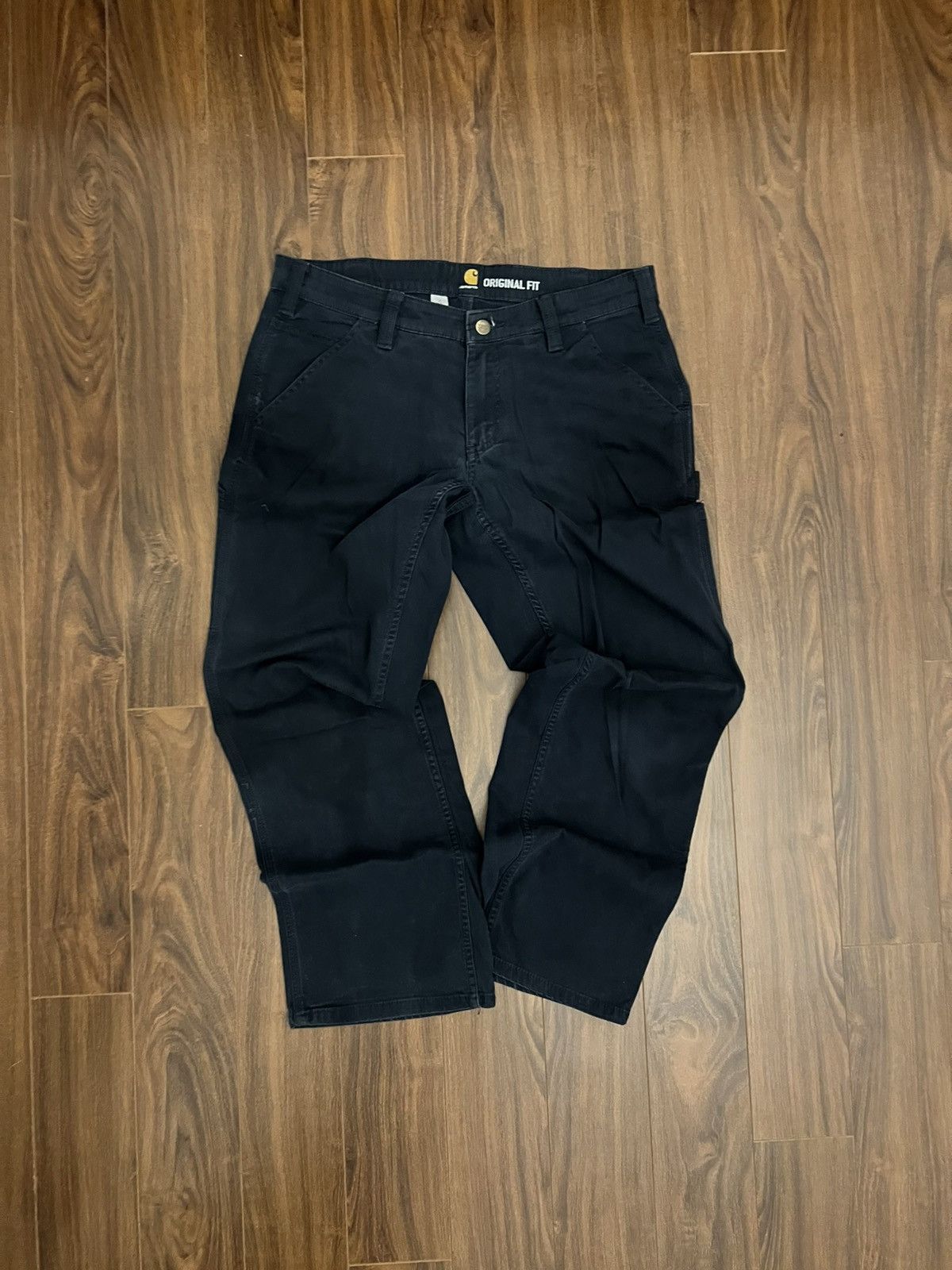 Carhartt Vintage Carhartt Canvas Carpenter Pants Size US 33 - 3 Thumbnail