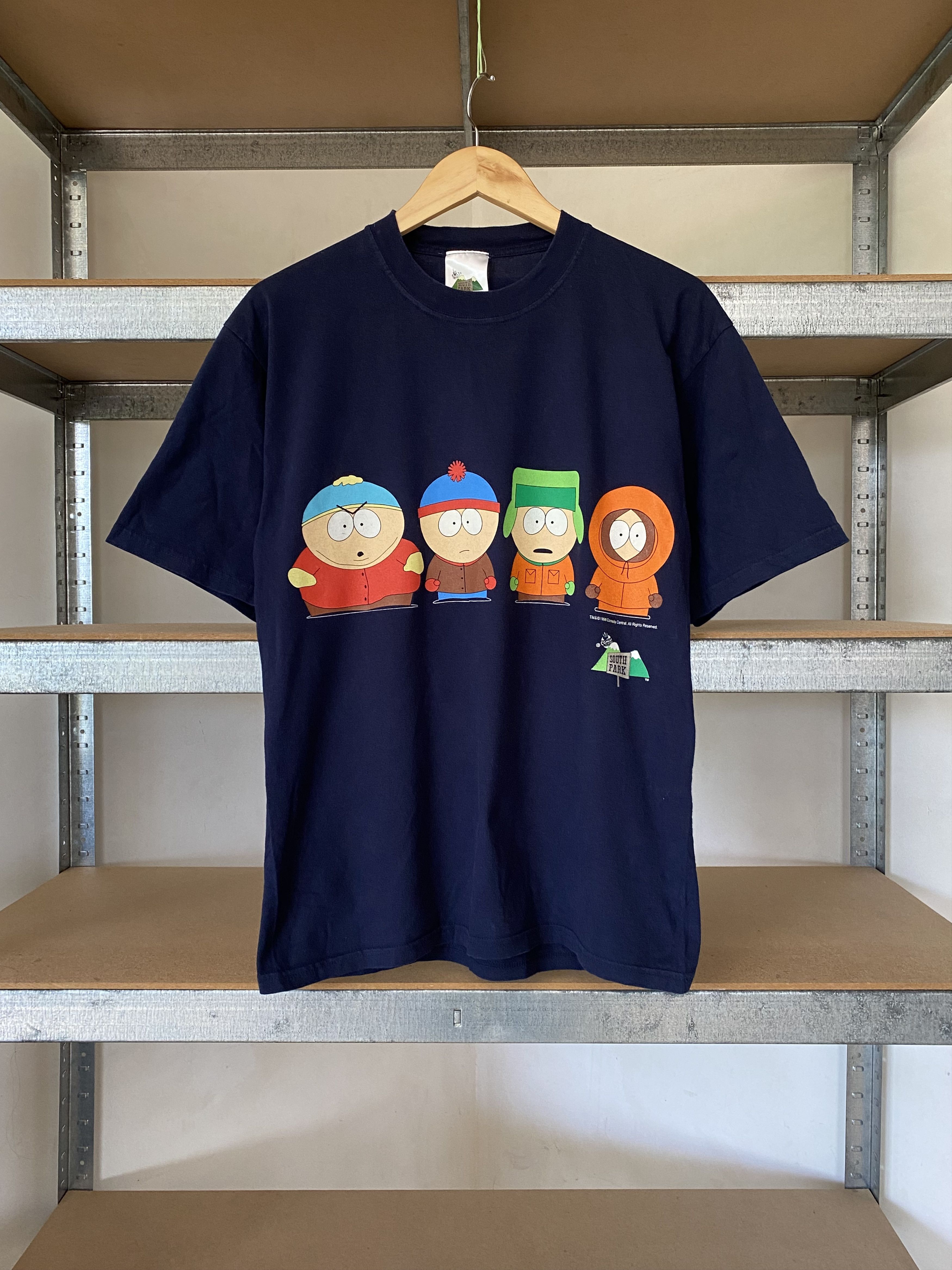 Cartoon Network South Park Vintage 1998 Navy Blue Cartoon Movie Tee Size US M / EU 48-50 / 2 - 1 Thumbnail