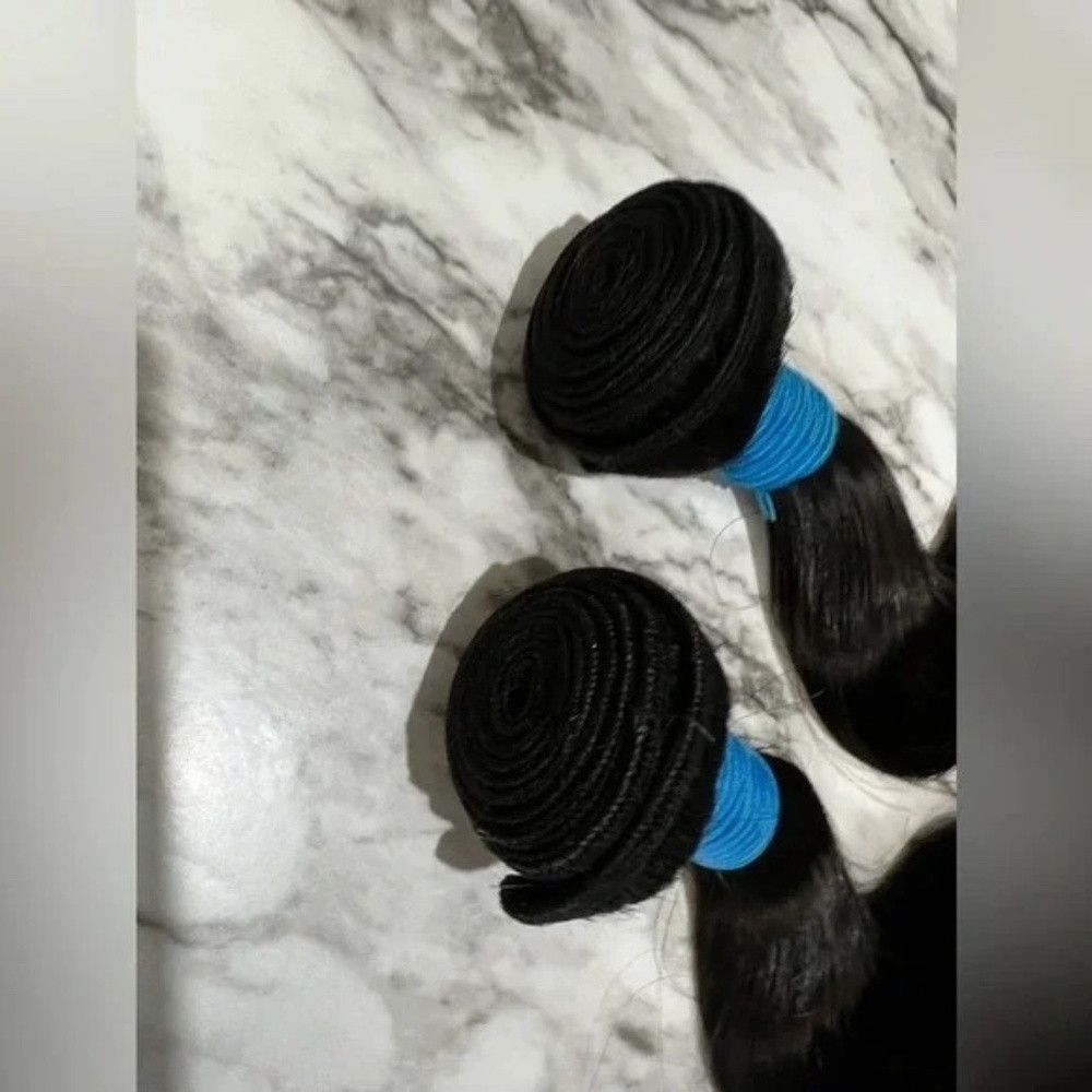 Other 22” & 22” Brazilian Body Wave Natural Black Unprocessed 100 Size ONE SIZE - 6 Thumbnail