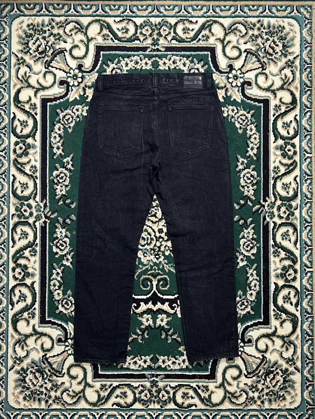 R13 R13 LOW SELVEDGE Black Denim Pants Size US 32 / EU 48 - 1 Thumbnail