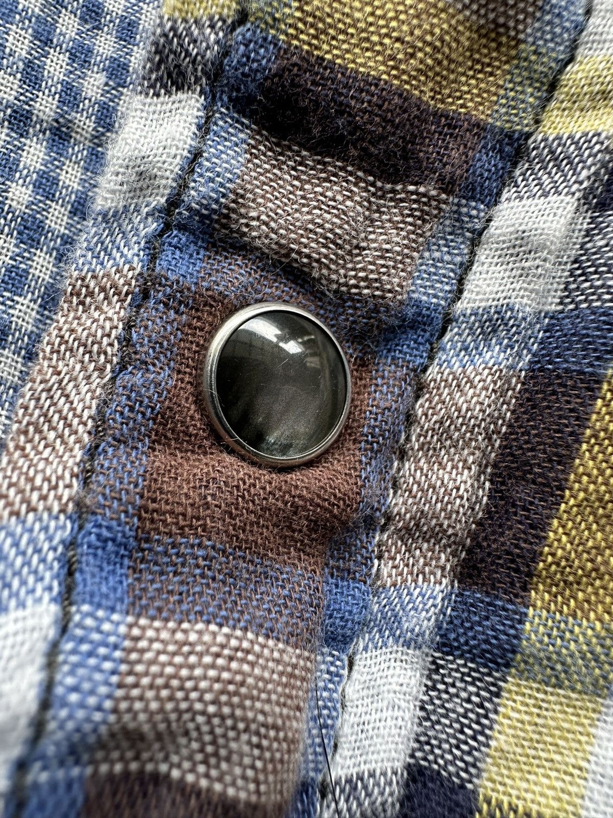 Hysteric Glamour 2010's Rattle trap checked snap button shirt Size US M / EU 48-50 / 2 - 16 Thumbnail