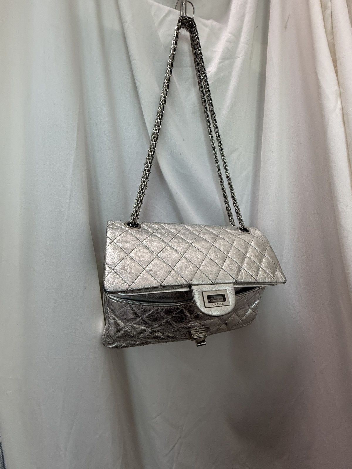 Chanel Chanel 2.55 silver shoulder bag Size ONE SIZE - 7 Thumbnail