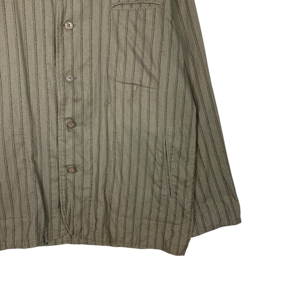 Hang Ten 90’s HANGTEN Striped Collared Button Casual Jacket #2150-C95 Size US L / EU 52-54 / 3 - 4 Thumbnail