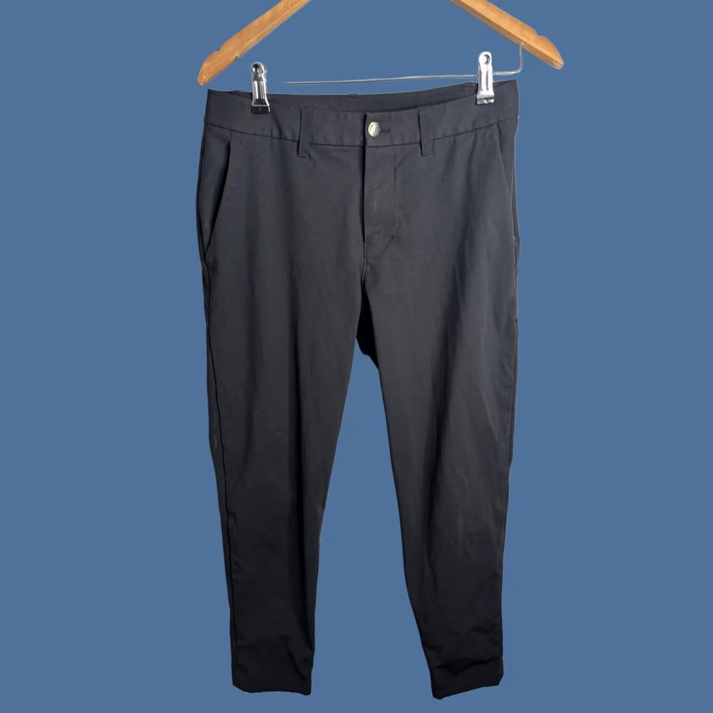 Lululemon Lululemon Pants Mens 29 Black Tapered Stretch Ankle Trouser Office Casual Work Size US 29 - 1 Thumbnail