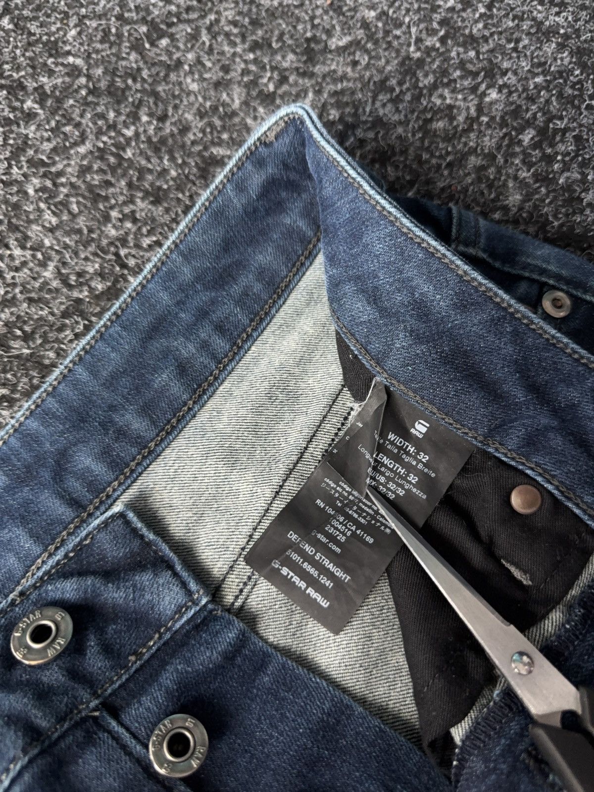 G-Star Vintage Retro Y2K 00s G-Star RAW Denim pants Jeans Size US 32 / EU 48 - 9 Thumbnail
