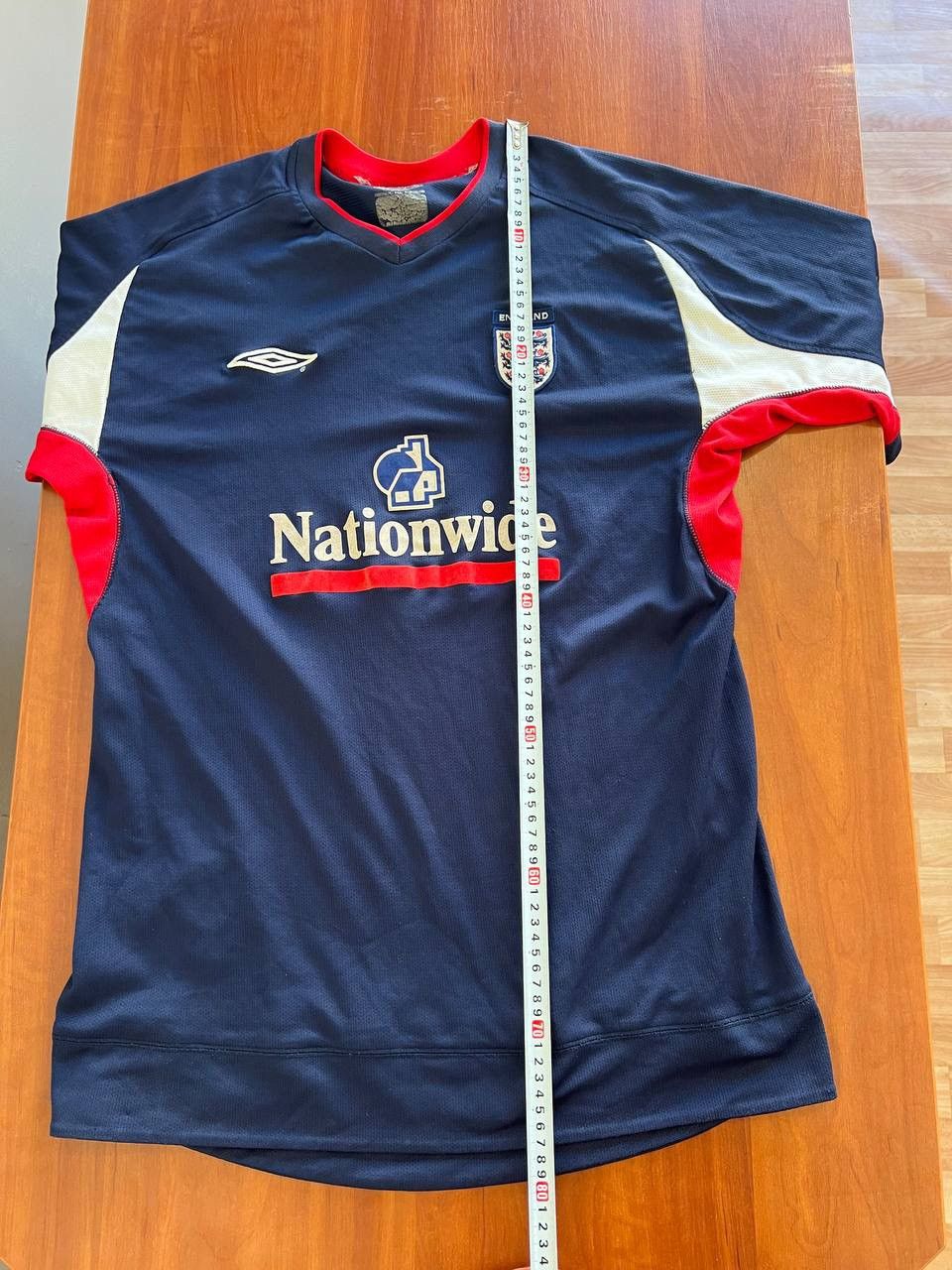 Umbro 2005/06 ENGLAND TEAM TRAINING SOCCER JERSEY FOOTBALL SHIRT L Size US L / EU 52-54 / 3 - 19 Thumbnail