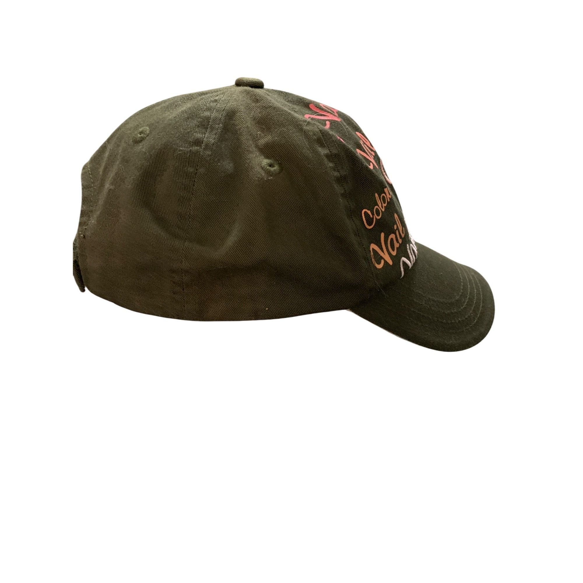 Other 27. Vail Colorado Imperial Olive Green Cotton Baseball Cap A Size ONE SIZE - 2 Thumbnail