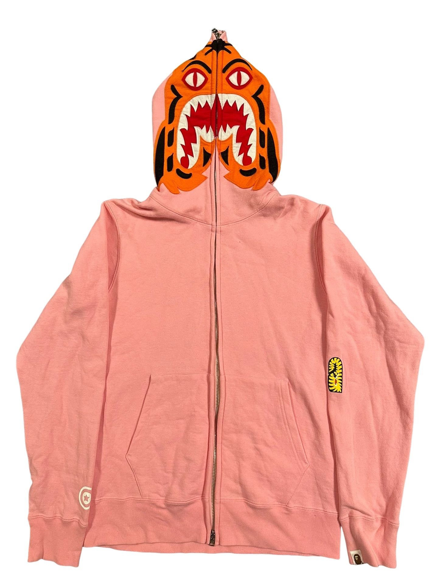 Bape A Bathing Ape Pink Tiger Hoodie Size M Size US M / EU 48-50 / 2 - 1 Thumbnail
