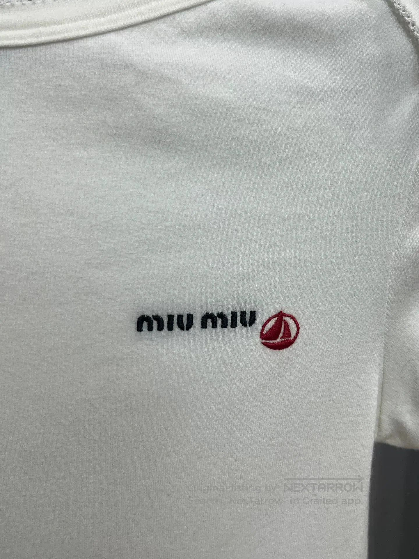 Miu Miu Miumiu Limited Edition Short Sleeve T-Shirt. Size M / US 6-8 / IT 42-44 - 3 Thumbnail