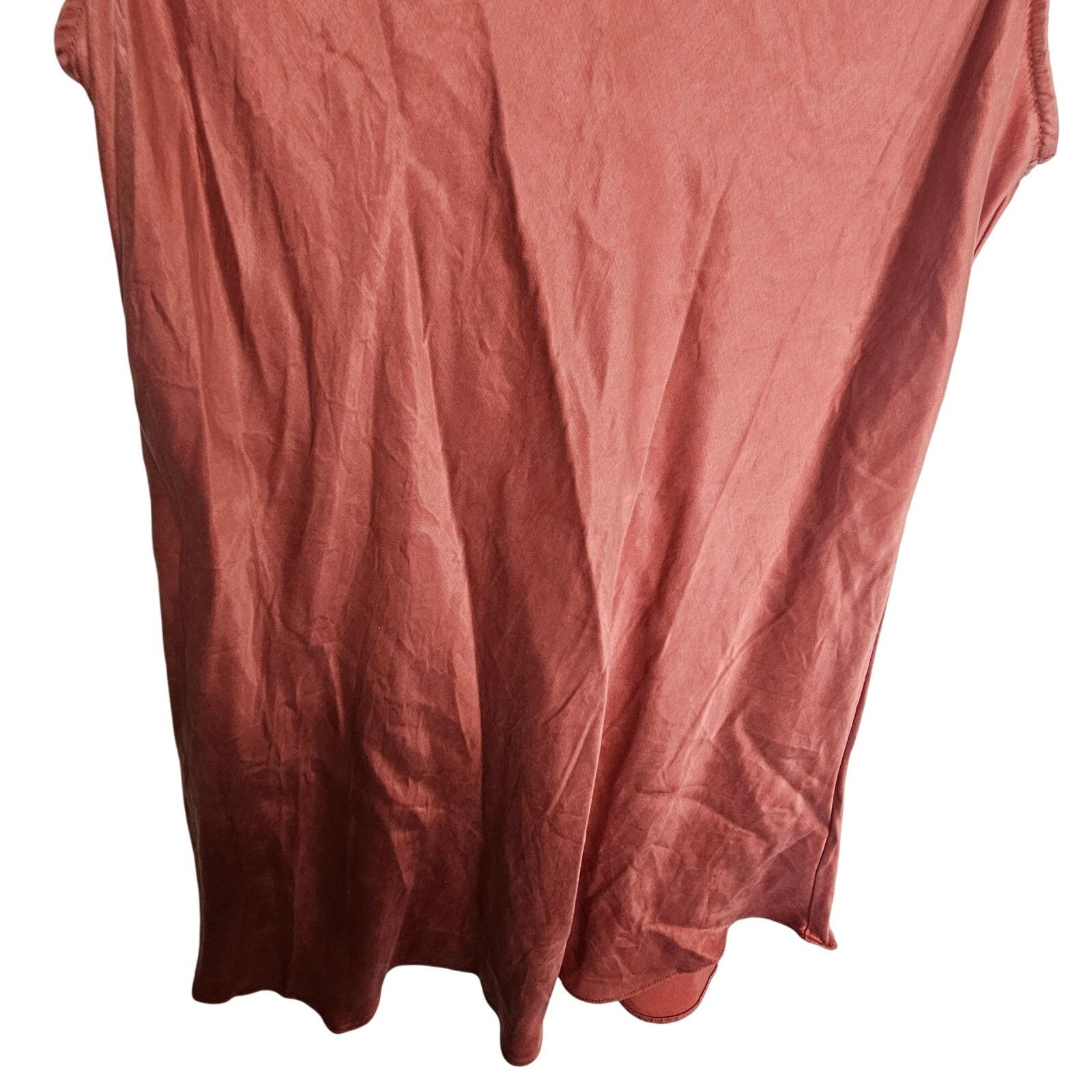 Soft Surroundings Soft Surroundings Womens V-Neck Tank Top Sz L Shiny Classic Size L / US 10 / IT 46 - 3 Thumbnail