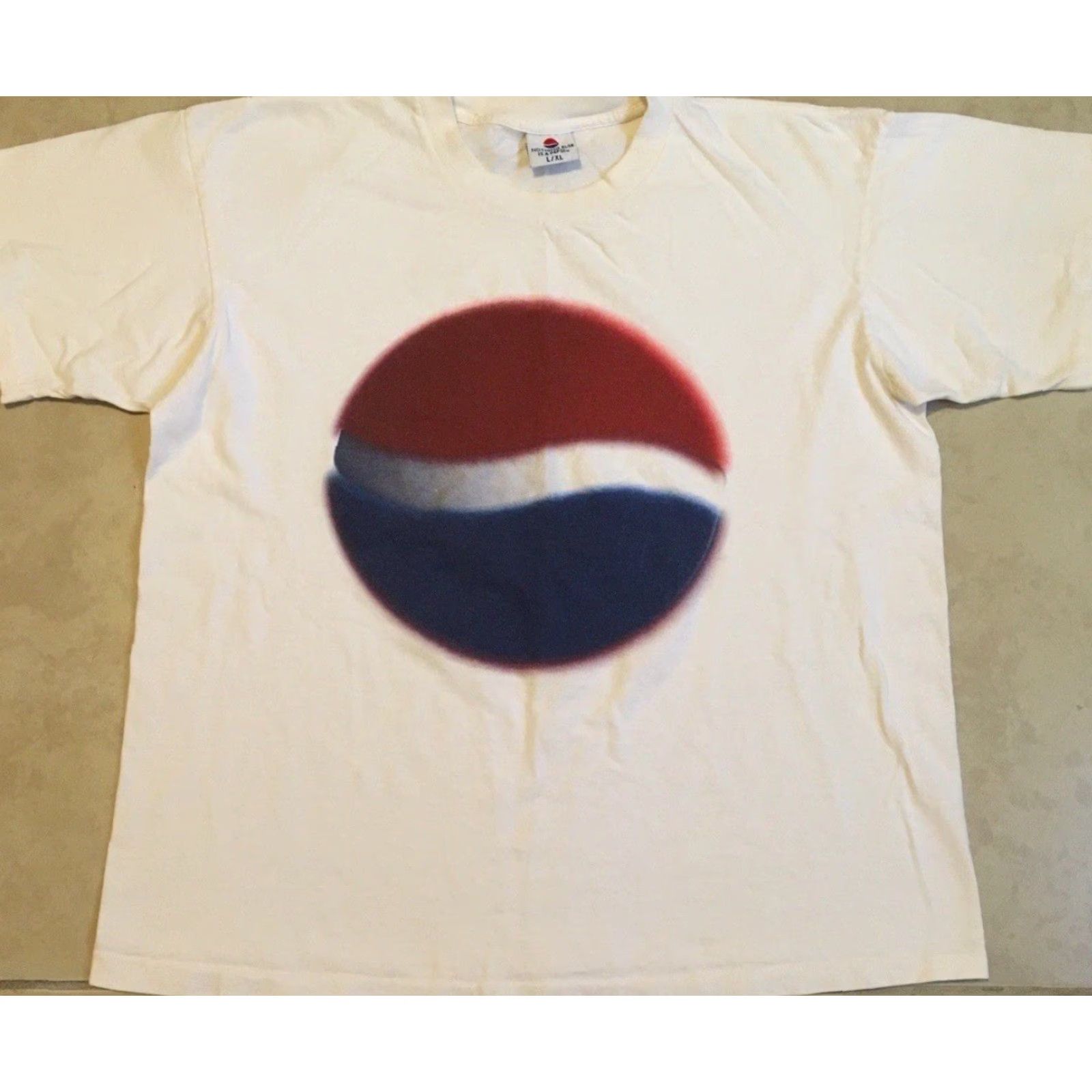 Vintage Vtg 90s Pepsi Faded Promo Shirt XL USA Graphic Tee Men White Surf Grunge 80s 90s Coca Cola Coke Drink USA Pepsi Cradle Ghost Single Stitch Vintage Size US XL / EU 56 / 4 - 2 Thumbnail