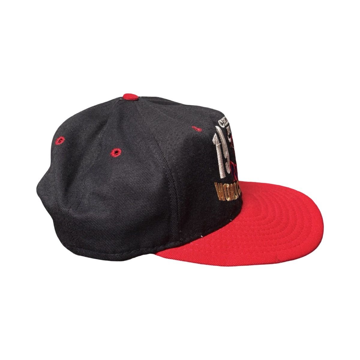 Other Vintage AJD Chicago Bulls 1991 93 NBA Champions Snapback Hat Size ONE SIZE - 6 Thumbnail