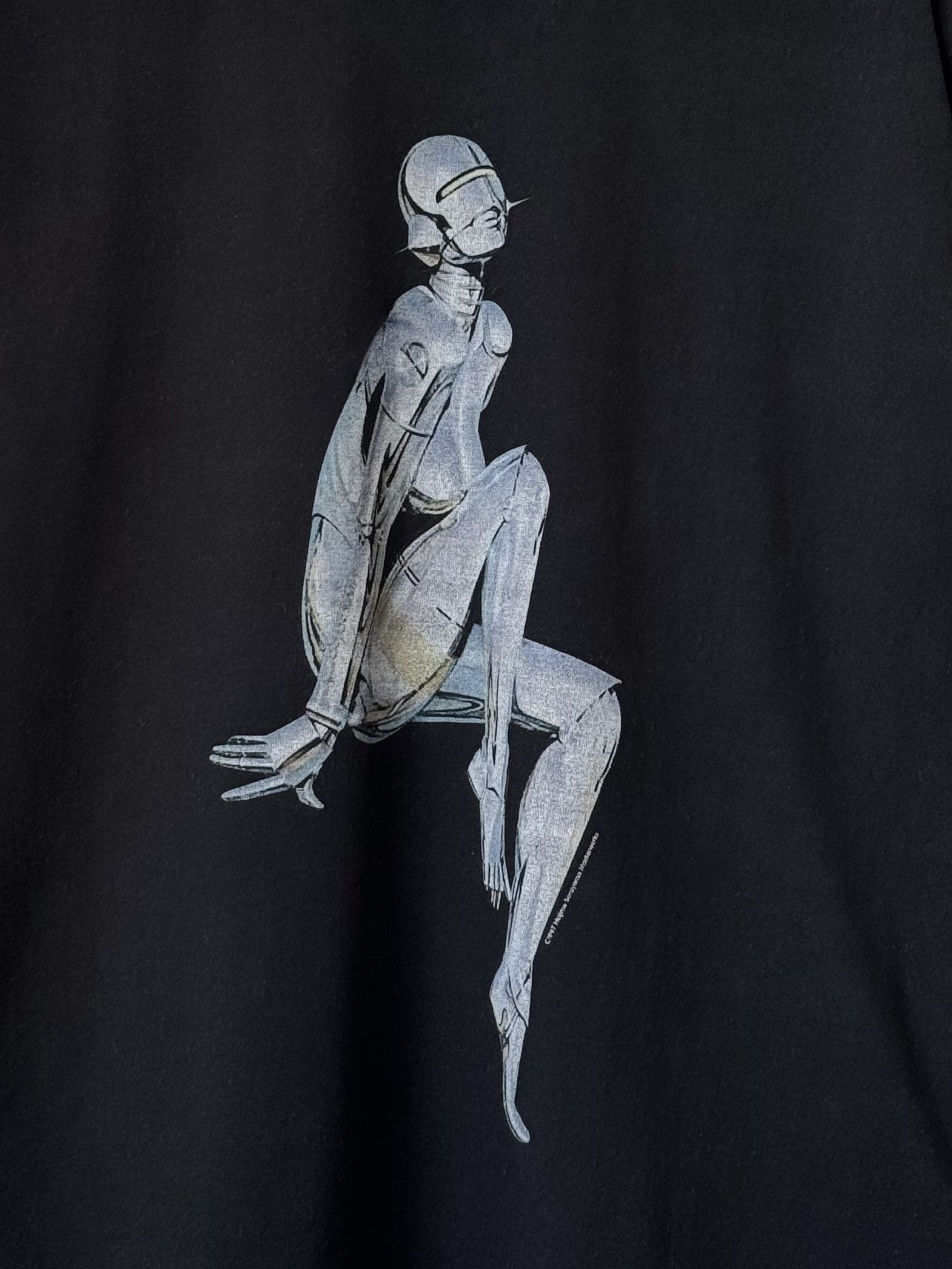 Vintage Vintage Rare Hajime Sorayama Heavy Japanese Cotton T-Shirt Size US L / EU 52-54 / 3 - 2 Thumbnail