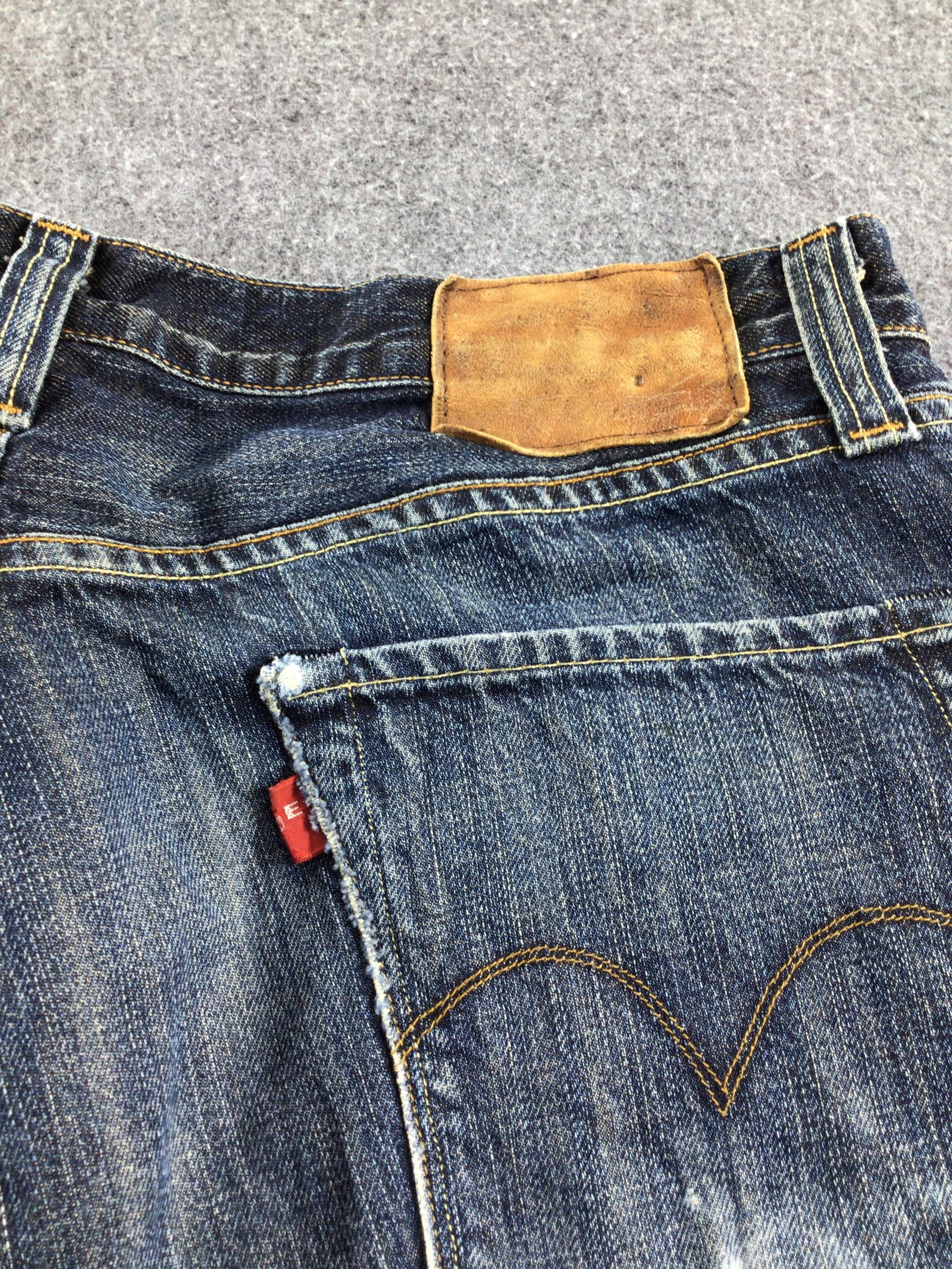 Levi's Vintage Levis Capital E Jeans Faded Blue Denim -J522 Size US 35 - 5 Thumbnail