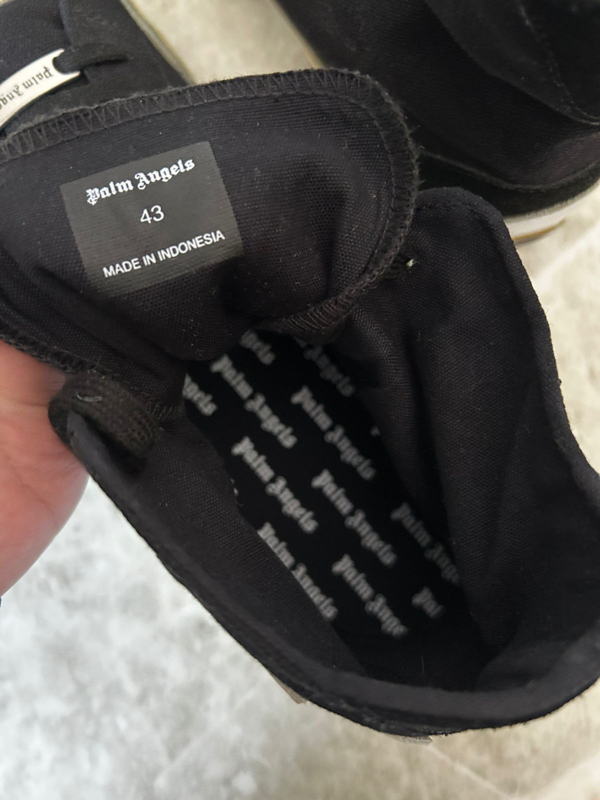 Palm Angels Palm Angels sneakers vulcanized high top black canvas Size US 9.5 / EU 42-43 - 7 Thumbnail