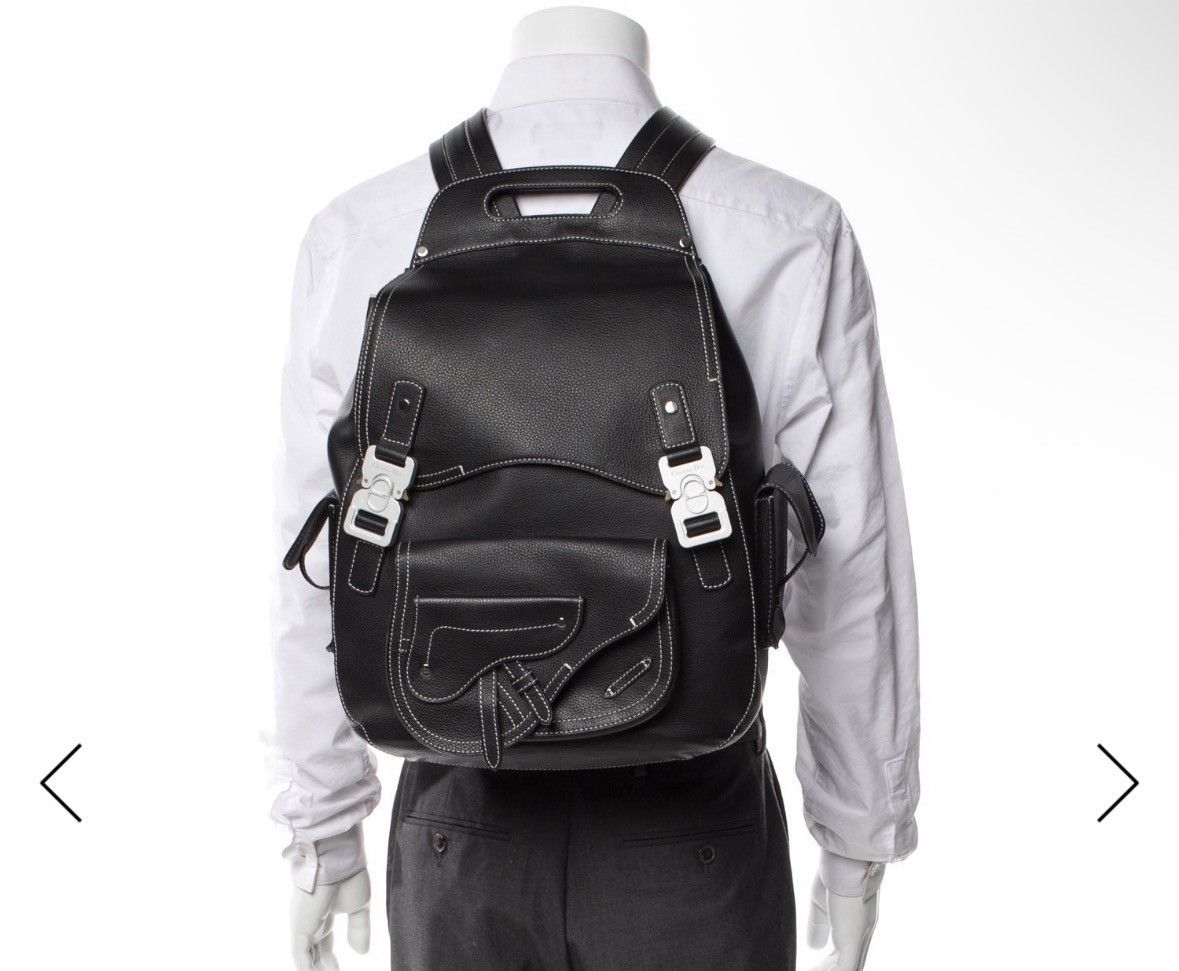 Alyx × Dior Dior leather gallop maxi backpack Size ONE SIZE - 3 Thumbnail