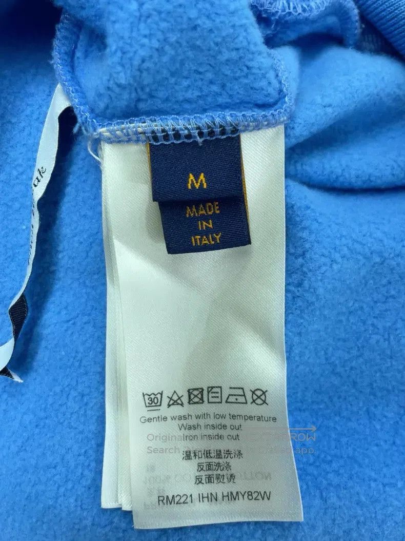 Louis Vuitton Louis Vuitton Blue monogram printed sweatshirt Size US M / EU 48-50 / 2 - 4 Thumbnail