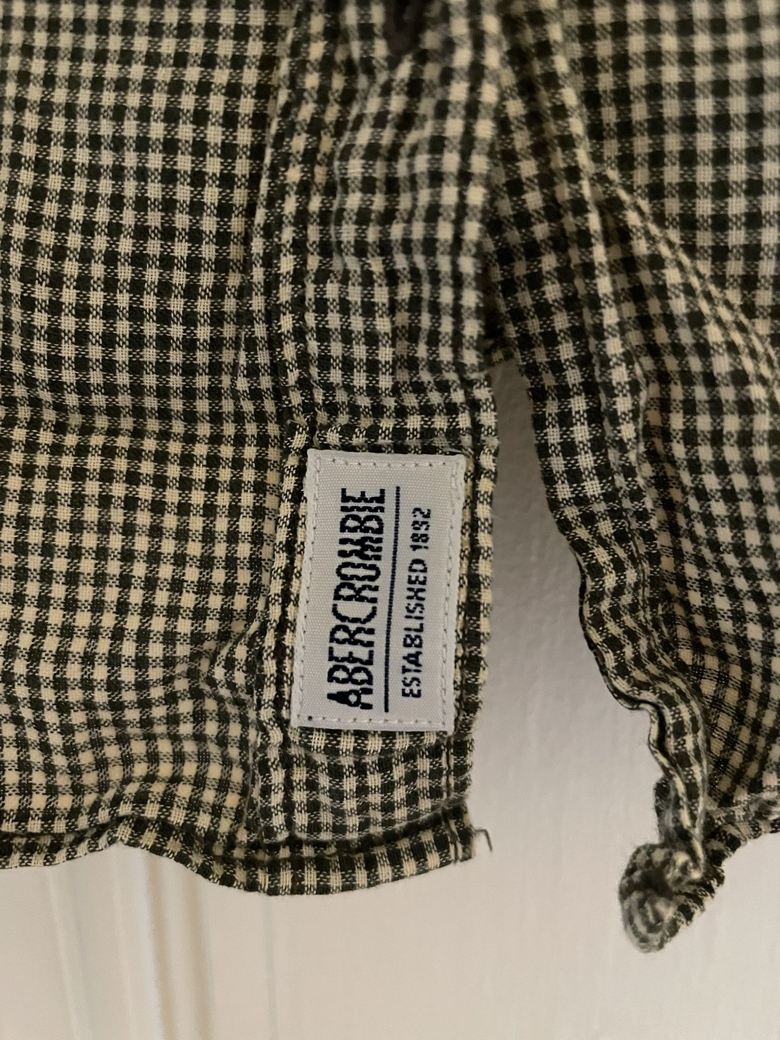 Abercrombie & Fitch Abercrombie & Fitch Short Sleeve Checkered Shirt Size S / US 4 / IT 40 - 3 Thumbnail