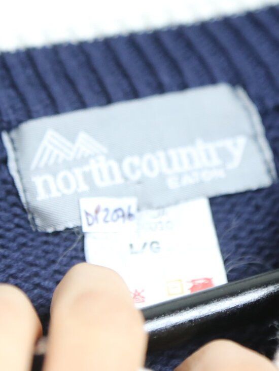 Other Vintage Northcountry Eaton Textured Knit Isle Sweater Size US L / EU 52-54 / 3 - 6 Thumbnail