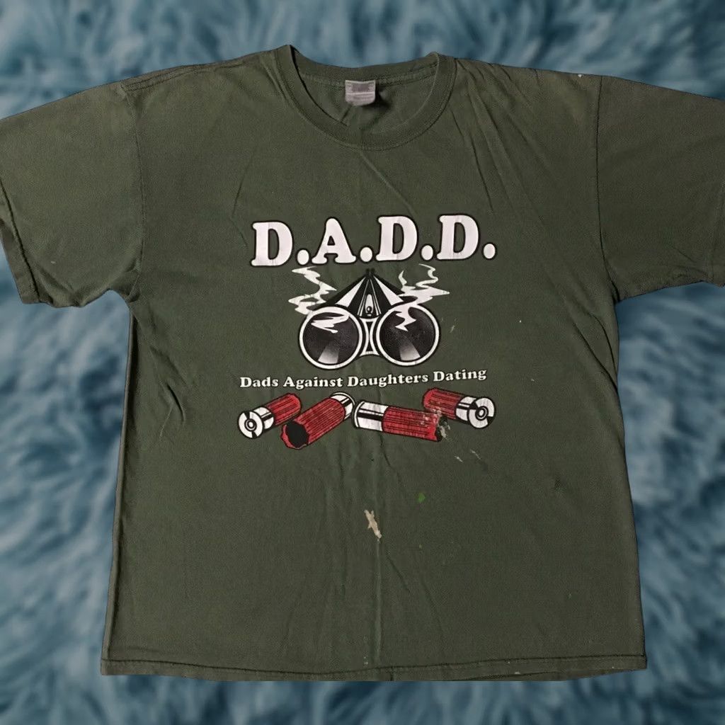 Vintage VINTAGE DADD Dads Against Daughters Dating Shirt M Funny Joke Grunge 90s Green Mens Size US M / EU 48-50 / 2 - 1 Thumbnail