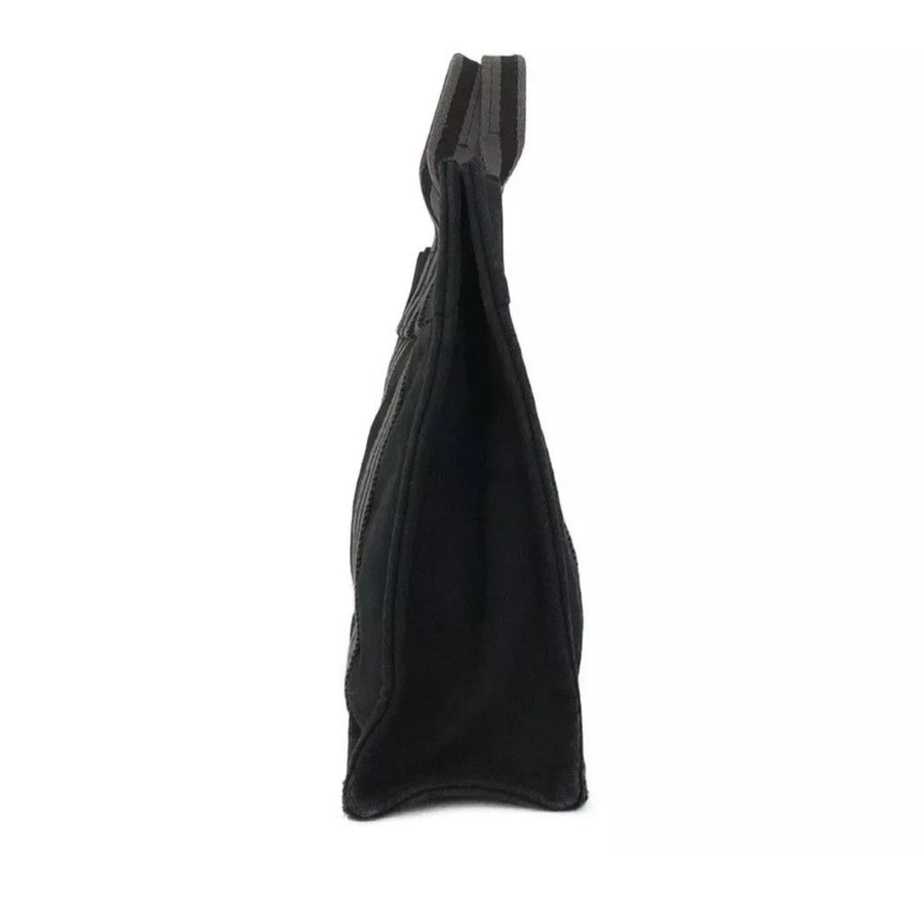 Hermes Mini Hermes canvas black tote PM size Size ONE SIZE - 4 Thumbnail