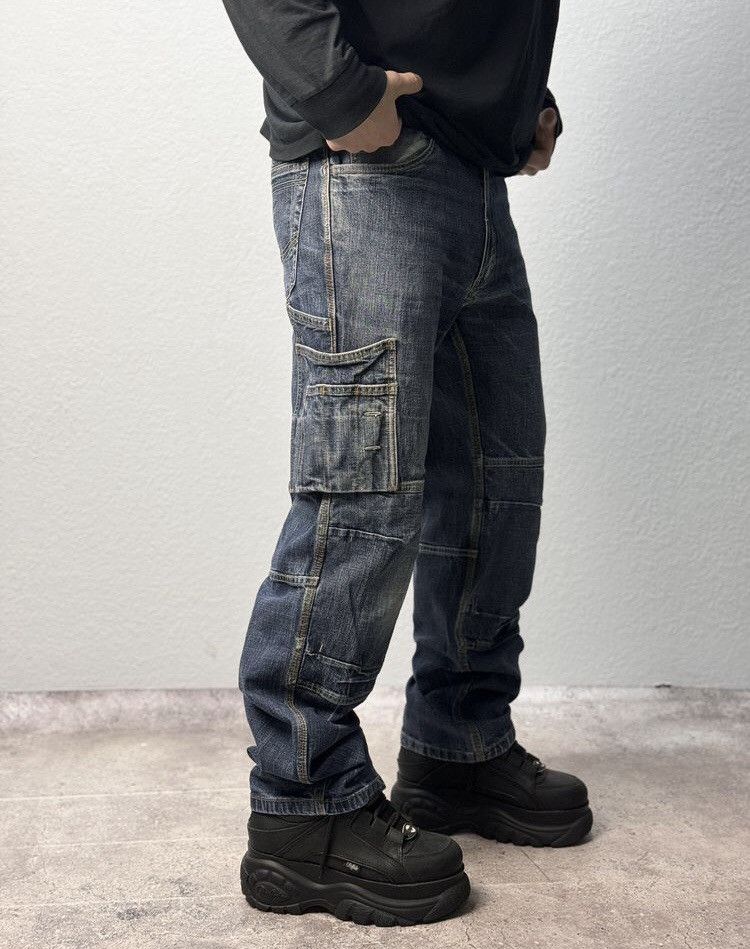 If Six Was Nine VTG Yohji Yamamoto Junya Watanabe Style Cargo Bondage Pants Size US 32 / EU 48 - 5 Thumbnail