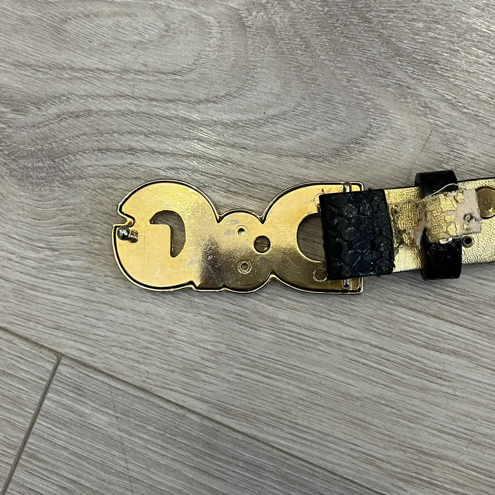 Dolce & Gabbana Dolce & Gabbana Leather Studded Black Belt Size ONE SIZE - 7 Thumbnail
