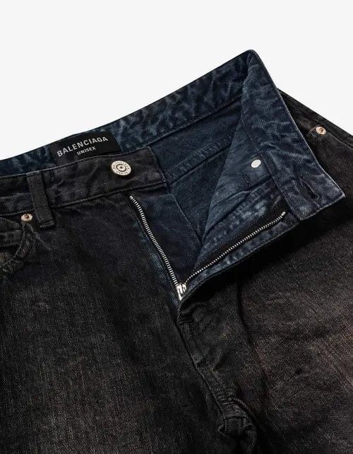 Balenciaga Balenciaga Dark Brown Slim Denim Shorts Size US 30 / EU 46 - 7 Thumbnail