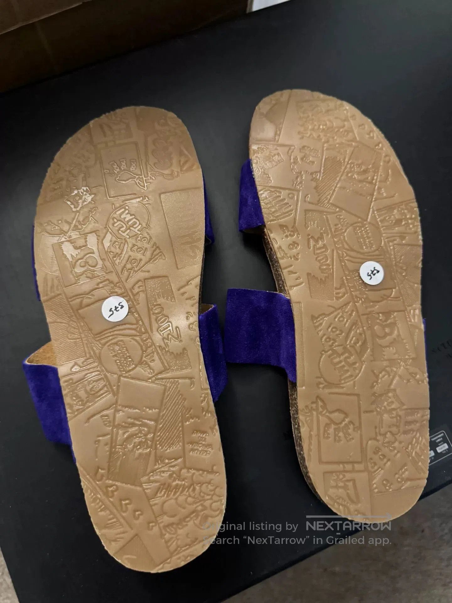 Daniela Gregis Daniela Gregis Purple Suede Clog Sandals. Size US 5 / IT 35 - 6 Thumbnail